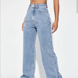 High Waist Wide Leg Jeans